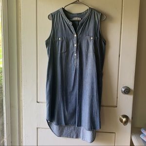 Esby Sleeveless Shirt Dress